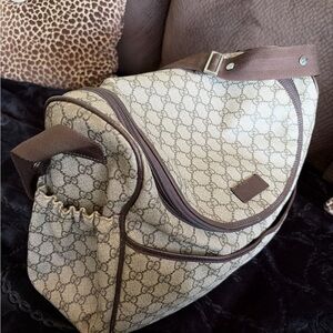 Gucci Beige and Brown Baby Bag